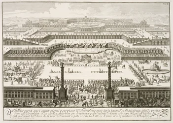 Première proposition pour le palais de Schönbrunn, Vienne, de 